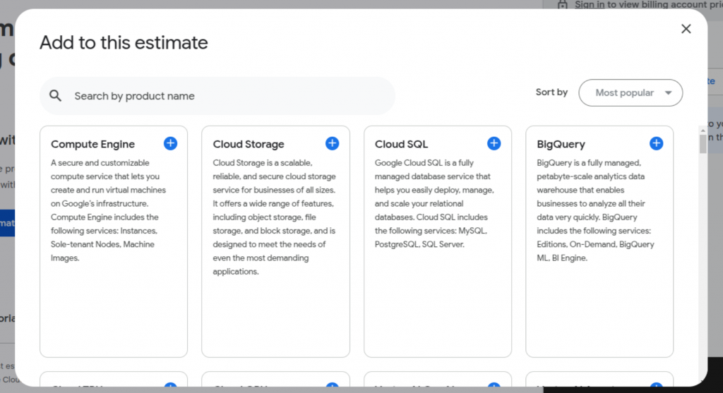 Rafael Botelho Calculadora de Custos Google Cloud