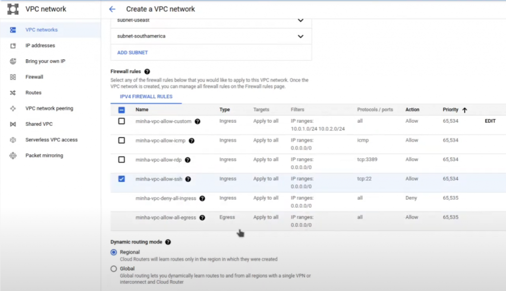 Rafael Botelho VPC Firewall Subnets